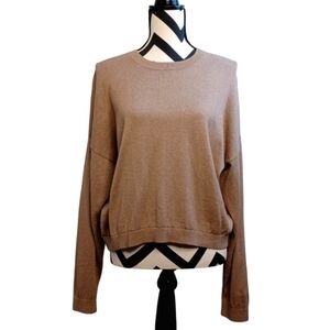CRUSH 01234 Cotton Silk Cashmere Loose Fit Nuetral Jumper Sweater